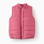 Chaleco Acolchado Niña Rosa