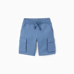 Bermuda Cargo de Niño Zippy - Azul