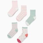 Pack 5 calcetines niña surtido pastel Ref. ZKGUN0302_25034