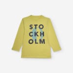 Camiseta niño Zippy amarilla “Stockholm”
