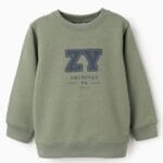 Sudadera verde niño Zippy con estampado ZY