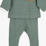 Conjunto bebé niño azul canalé  Céfiro Calamaro - Ref 11185