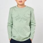 Camiseta verde agua niño Spagnolo