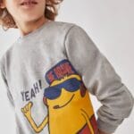 Sudadera niño gris “Yeah!”