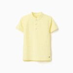 Polo niño amarillo manga corta ZKBAP0301_26005