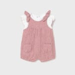 Peto bebé rosa con camiseta blanca Mayoral ref.1649