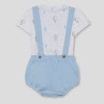 Ranita con tirantes celeste más camiseta globos Street Monkey 262024