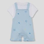 Peto infantil azul con estampado marino Ref. 264020