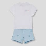 Conjunto infantil  Sun Sea y short azul estampado 264025