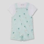Conjunto infantil peto verde agua  Dino Surfer 264050