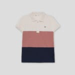 Polo infantil Street Monkey tricolor grosella – Ref. 265023