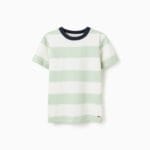 Camiseta niño rayas verde agua Zippy ZKBAP0303_26038