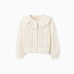 Chaqueta calada con cuello volante Zippy ZKGAP0201_26007
