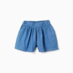 Short denim azul niña ligero y cómodo ZKGAP0402_26019