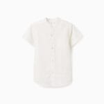 Camisa lino cuello mao blanco roto m/c Zippy ZKBAP0302_26024