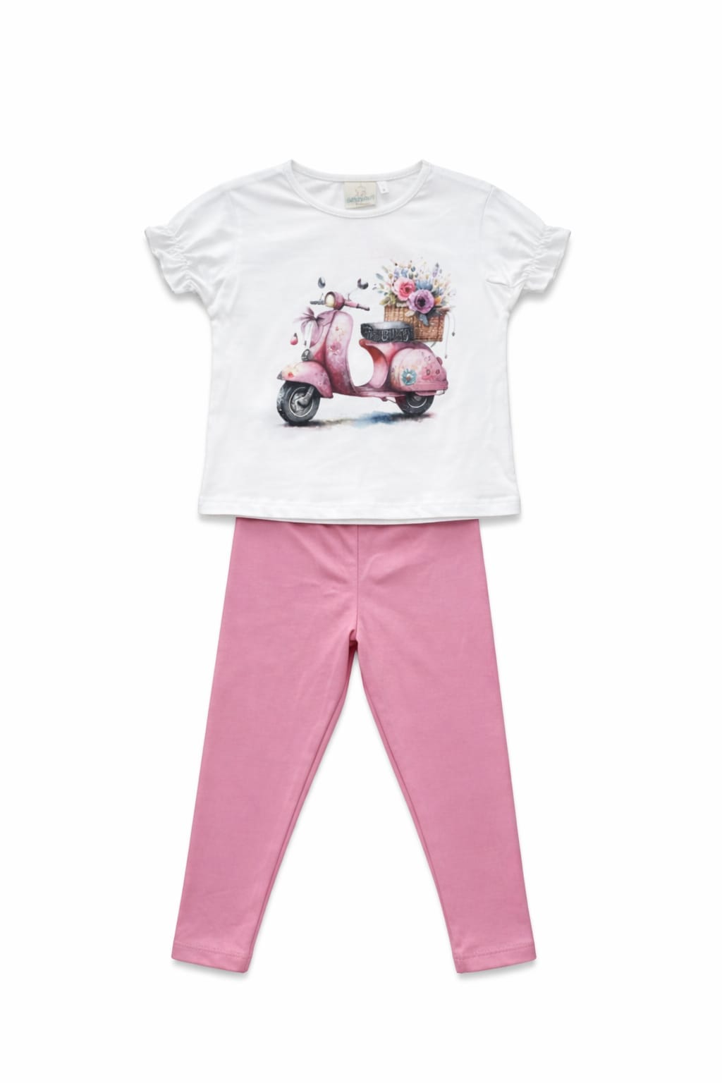 moto niña rosa grande