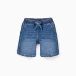 Bermuda vaquera niño denim goma ZKBAP0402_26026