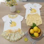 Conjunto bebé niño limón