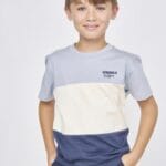 Camiseta niño Spagnolo Club tricolor azul
