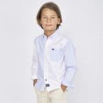 Camisa spagnolo niño celeste combinada