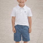 Conjunto niño Spagnolo polo bermuda lino