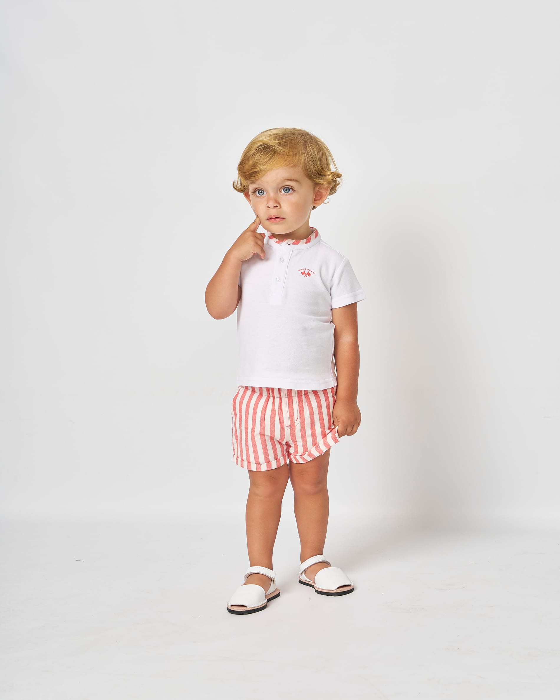 conjunto spagnolo rayas rosa1