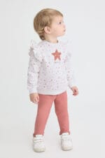 Conjunto niña Street Monkey estrella 1 a 24 meses – Ref. 361002 - Imagen 2