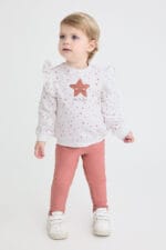 Conjunto niña Street Monkey estrella 1 a 24 meses – Ref. 361002
