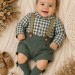 Conjunto Bebé Niño Baby-Ferr Vichy 3 a 36 meses – 26359