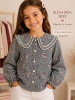 Blusa niña Zippy flores 3/4 a 13/14 años Ref. 0302_26042 - Imagen 2
