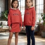 Conjunto sudadera y falda niña NelBlu Ref. 1401 4-14 años