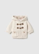 Chaqueta bebé Mayoral punto beige Ref. 2303 1-18 meses