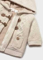 Chaqueta bebé Mayoral punto beige Ref. 2303 1-18 meses - Imagen 3