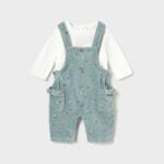 Conjunto peto bebé Mayoral verde Ref. 2673 1-18 meses