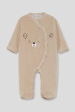 Pijama bebé Street Monkey terciopelo osito 1-24m  Ref. 362017 - Imagen 3