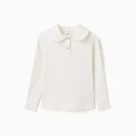 Camiseta niña Zippy canalé crudo – Ref. 0303_26076