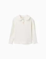 Camiseta niña Zippy canalé crudo – Ref. 0303_26076