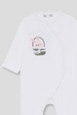 Pijama bebé blanco con conejito Street Monkey – Ref. 361019 - Imagen 3