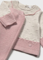 Conjunto bebé niña Mayoral 3 piezas de punto Ref. 2513 - Imagen 2
