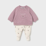 Conjunto bebé niña Mayoral con polaina estampada Ref. 2514