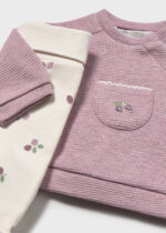 Conjunto bebé niña Mayoral con polaina estampada Ref. 2514 - Imagen 3