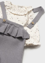 Conjunto Mayoral 3 piezas gris con volantes – Ref. 2516 - Imagen 3