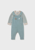 Conjunto bebé niño Mayoral peto verde agua Ref. 2603 - Imagen 4