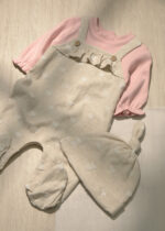Pelele bebé niña Mayoral con gorro rosa y beige Ref. 2651 - Imagen 3
