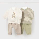 Pack 2 conjuntos bebé niño Mayoral – 4 piezas Ref. 2665