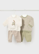 Pack 2 conjuntos bebé niño Mayoral – 4 piezas Ref. 2665
