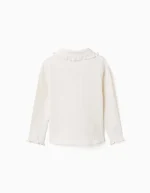 Camiseta niña Zippy canalé crudo – Ref. 0303_26076 - Imagen 3