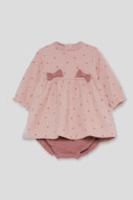 Jesusito bebé Street Monkey rosa con flores y lazos – Ref. 361034