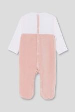 Pijama pelele Street Monkey rosa de terciopelo – Ref. 361038 - Imagen 5