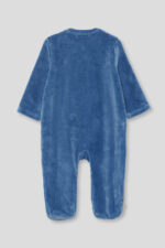 Pijama pelele street Monkey azul terciopelo – Ref. 362008 - Imagen 2
